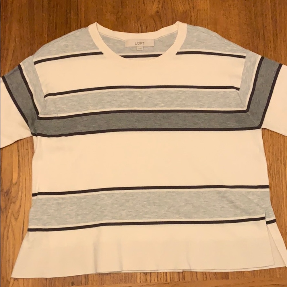 Ann Taylor Loft Striped Tee